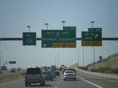 AZ-101 West -  Exit 23 and Exit 24