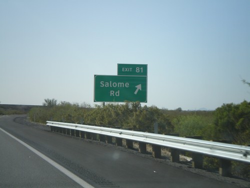 I-10 West -  Exit 81