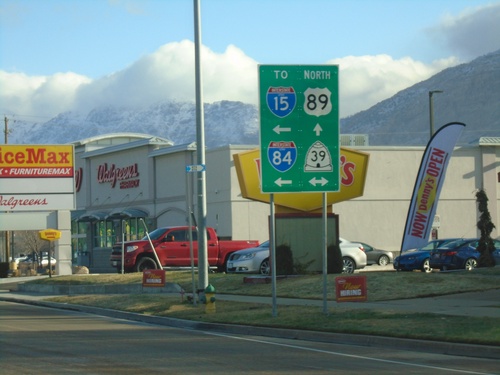 US-89 North at UT-39