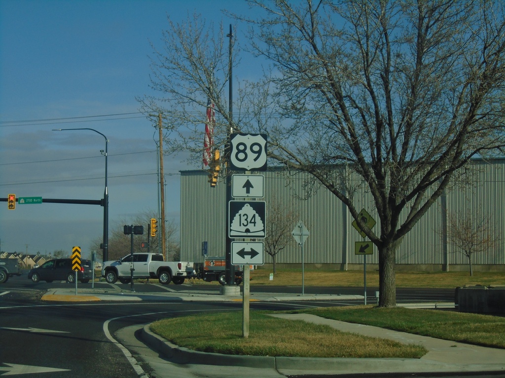 US-89 North at UT-134