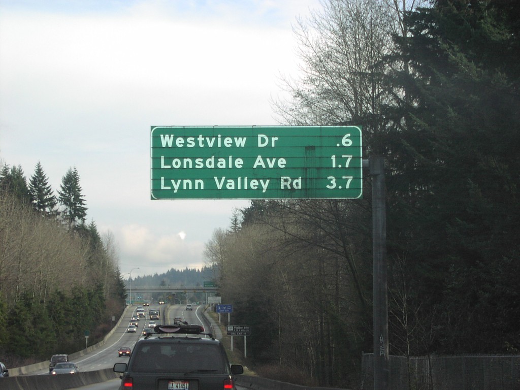 TC-1 East - North Vancouver Exits