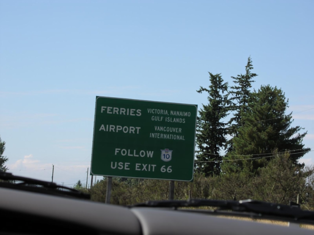 TC-1 West Approaching Exit 66