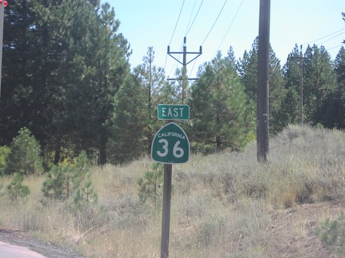 CA-36 East in Lassen County