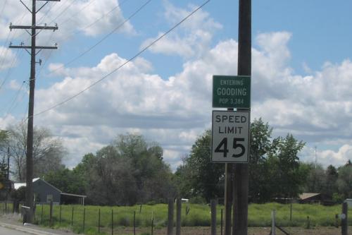 Entering Gooding - US-26 West