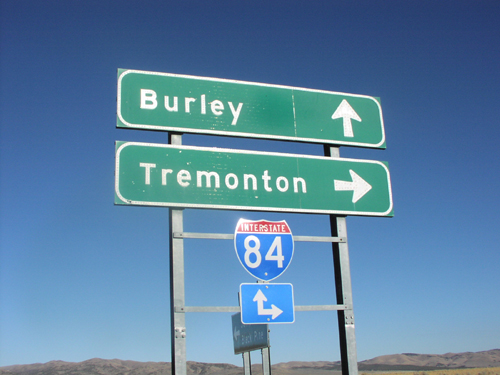 I-84 - Exit 263 Onramp To Burley and Tremonton (UT)