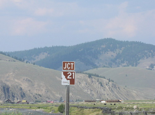 ID-75 North Approaching ID-21