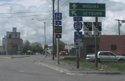 ID-25 West at ID-24