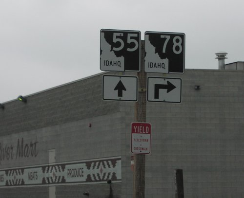 ID-55 North at ID-78