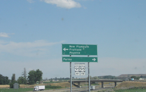 I-84 East - Exit 3 Offramp at US-95