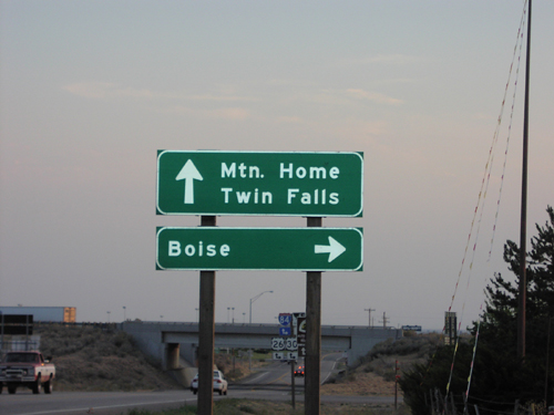 US-20 West Approaching I-84