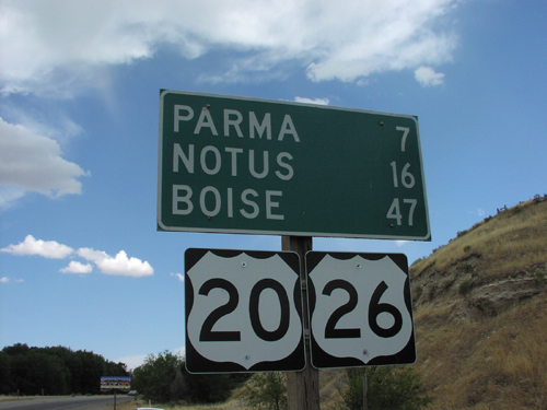 Distance Marker on US-20/US-26 East