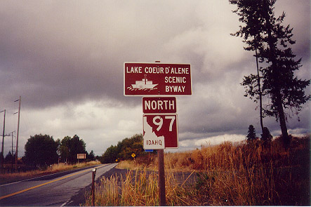 ID-97 North - Lake Coeur d'Alene Scenic Byway