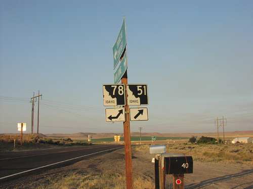 ID-51 South at ID-78