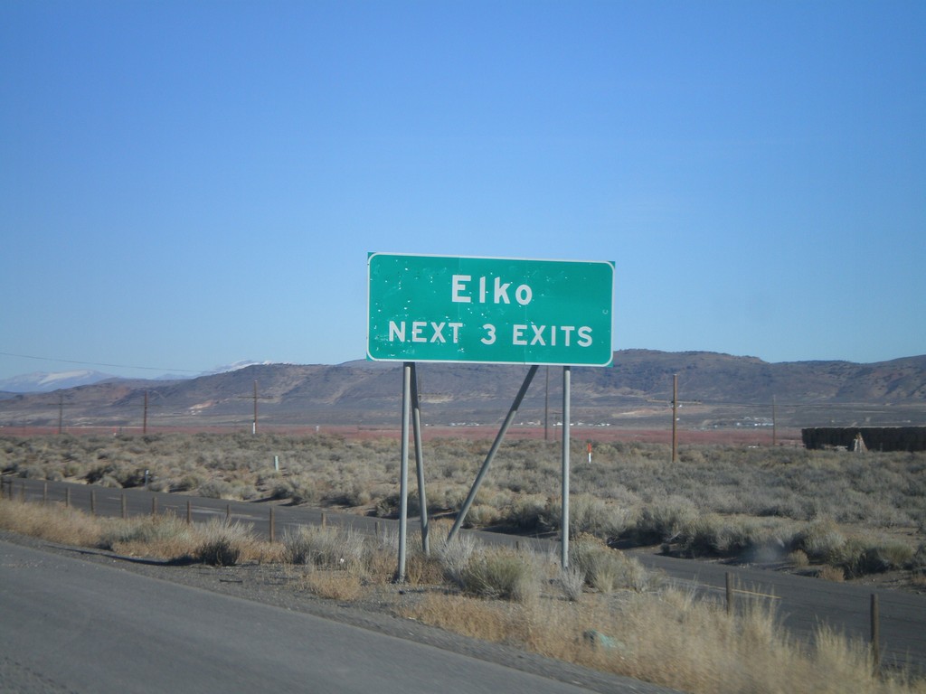 I-80 East - Elko Exits