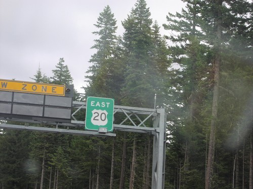 US-20 East - On West Approach To Santiam Pass