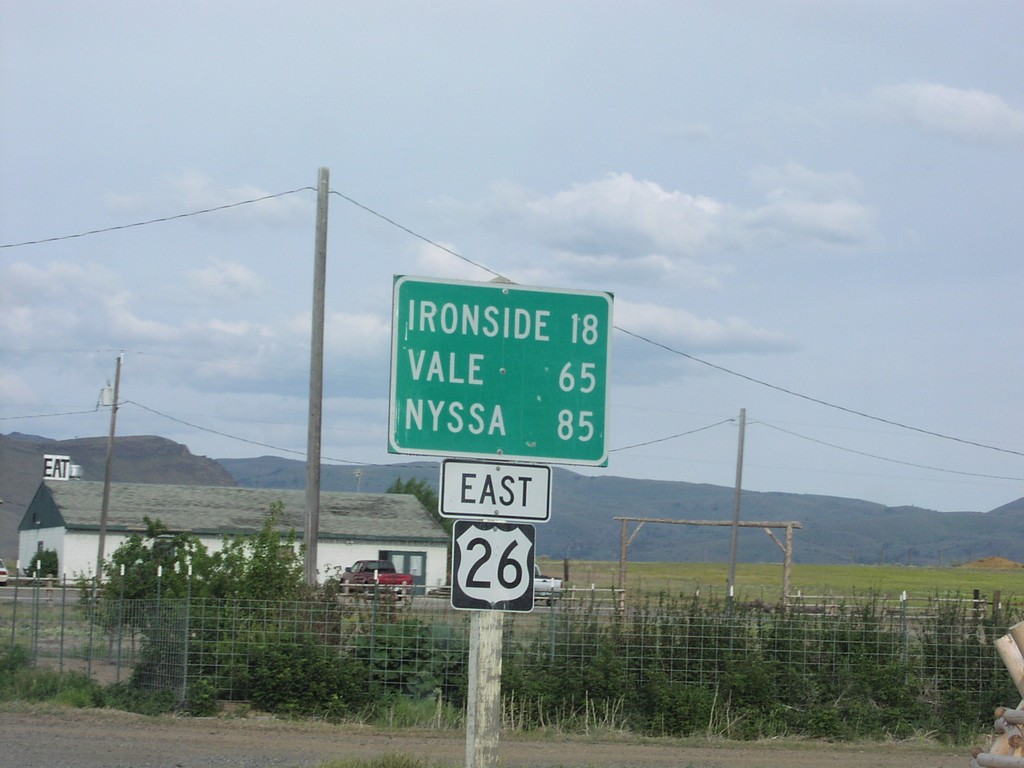 US-26 East - Distance Marker