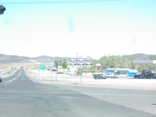 US-50 East at Alt. US-95 and Alt. US-50