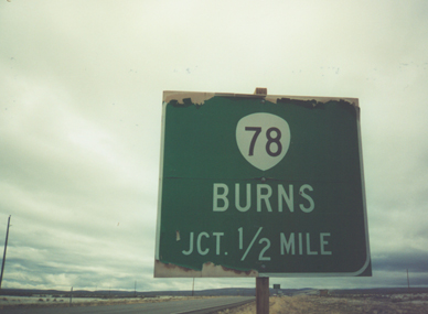 US-95 South Approaching OR-78