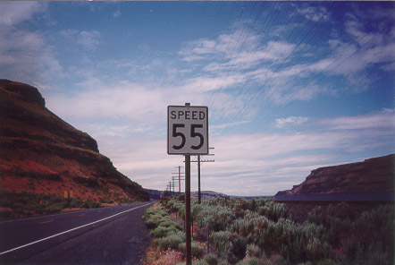 US-730 West - Speed 55