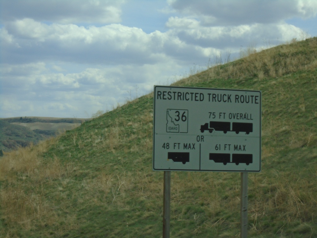 ID-34 South - ID-36 East Truck Information