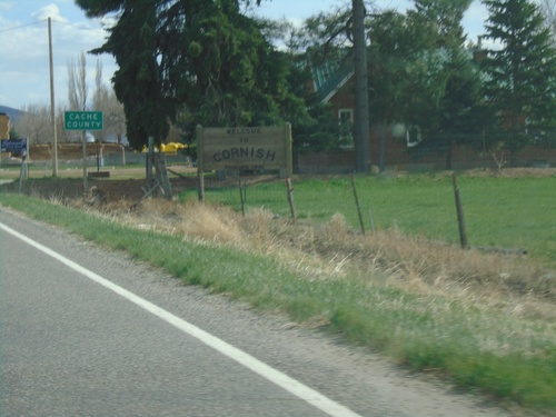 Entering Cornish and Cache County