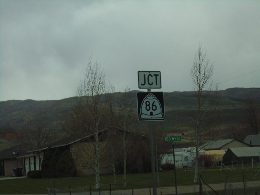 UT-65 North Approaching UT-86