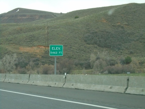 I-84 East - Elevation 5462 Feet