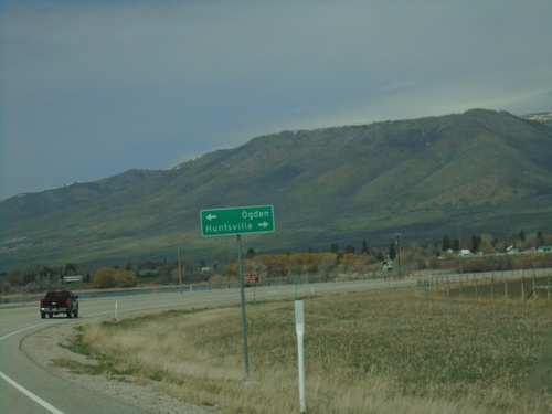 End UT-167 North at UT-39