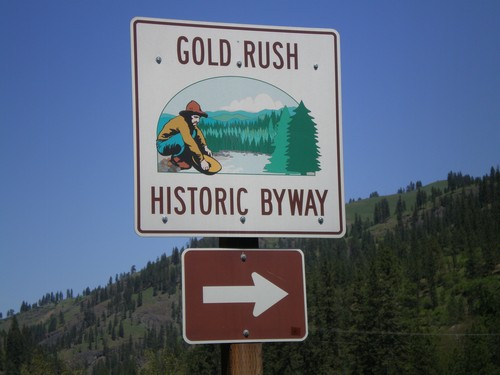 US-12 West at ID-11 - Gold Rush Historic Byway