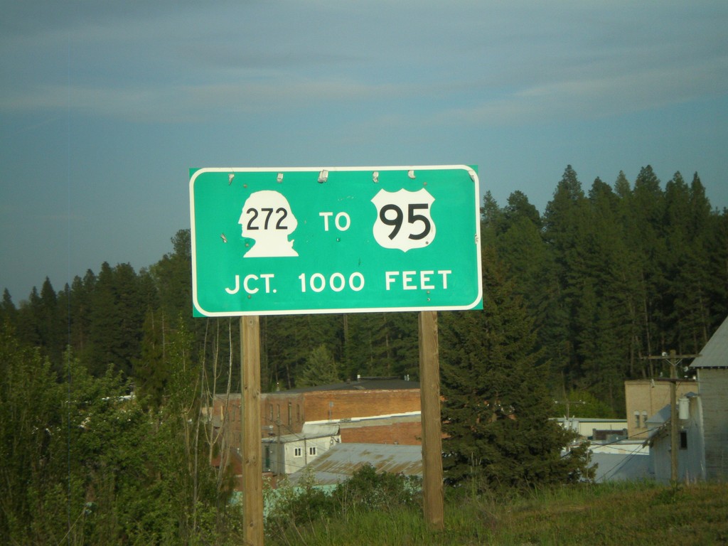 WA-27 South/WA-272 East Approaching WA-272