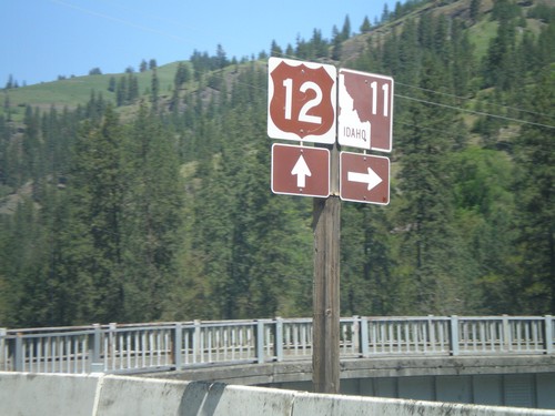 US-12 west at ID-11