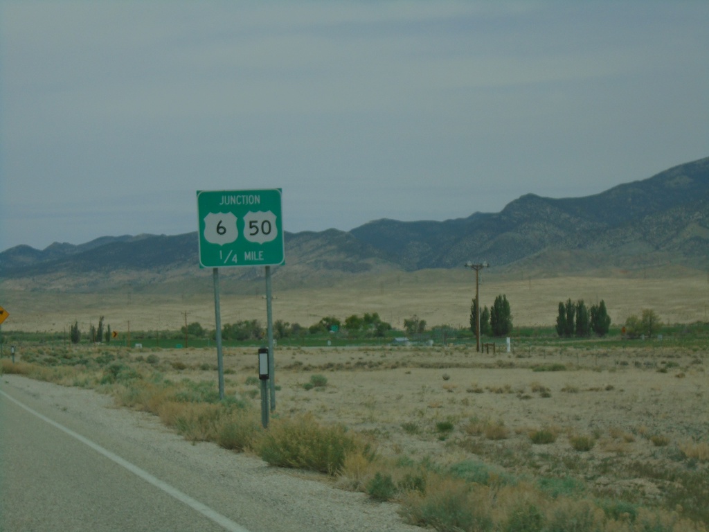 NV-487 North Approaching US-6/US-50