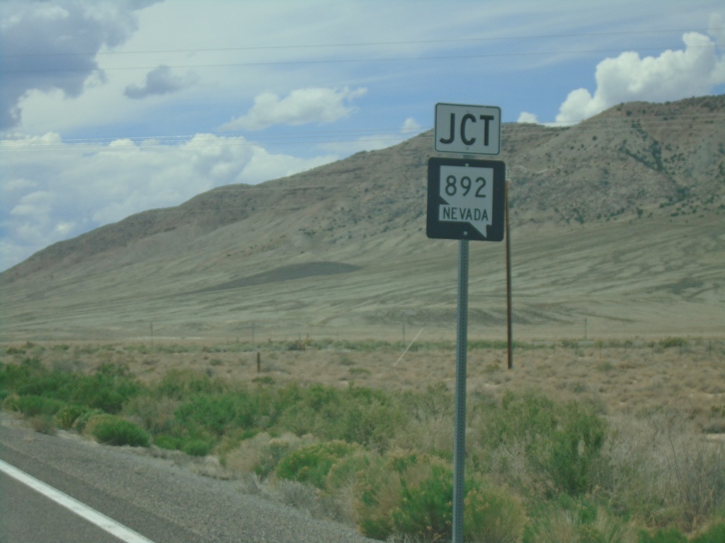 US-50 West Approaching NV-892