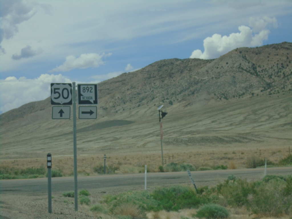 US-50 West at NV-892 North