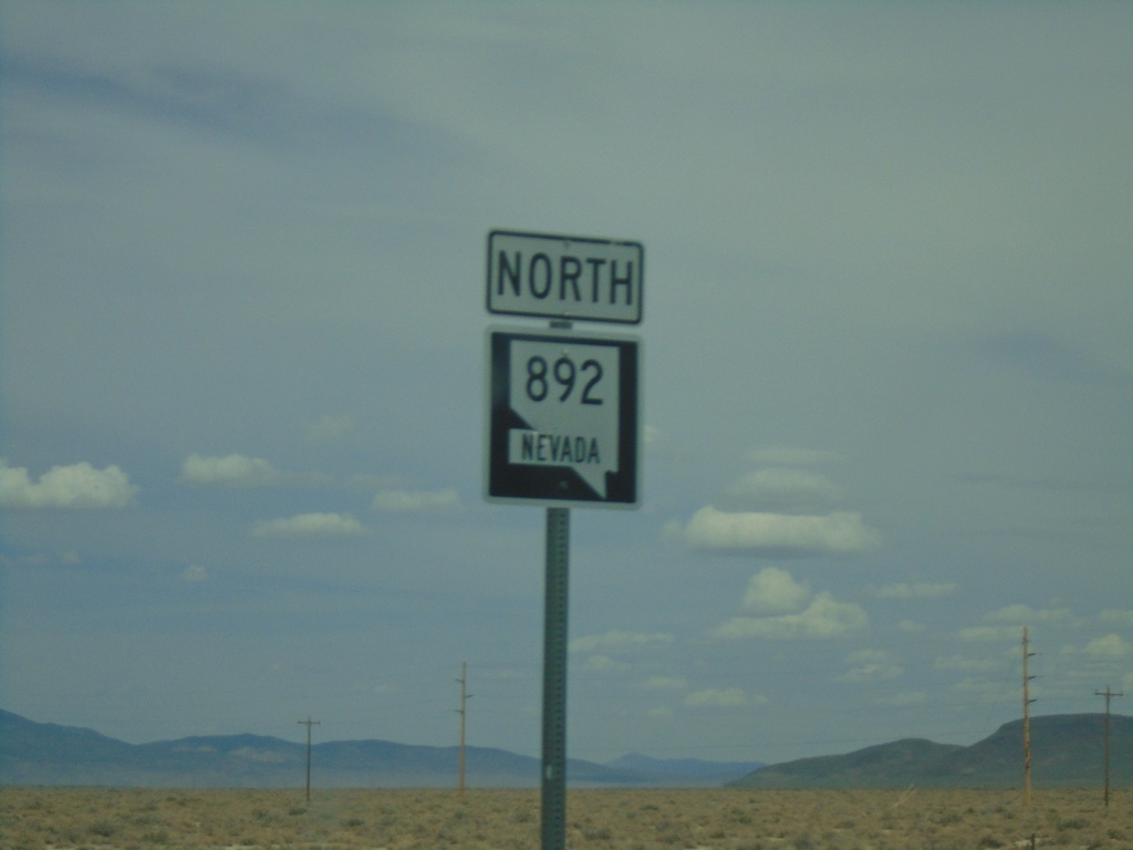 NV-892 North - White Pine County