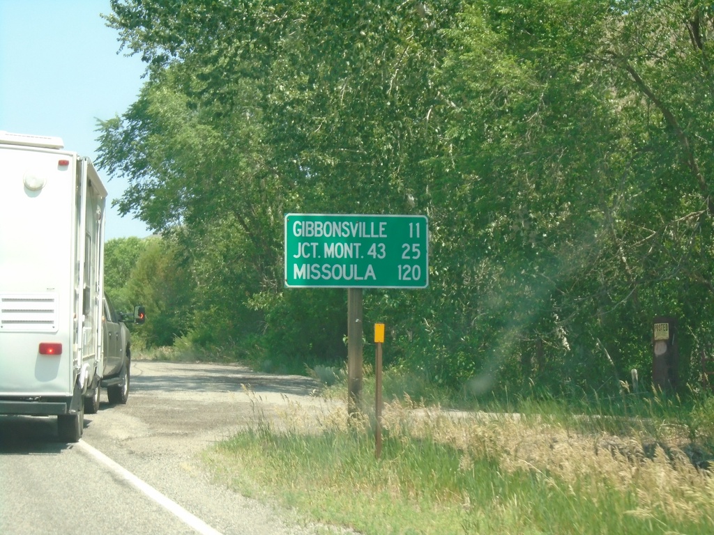 US-93 North - Distance Marker