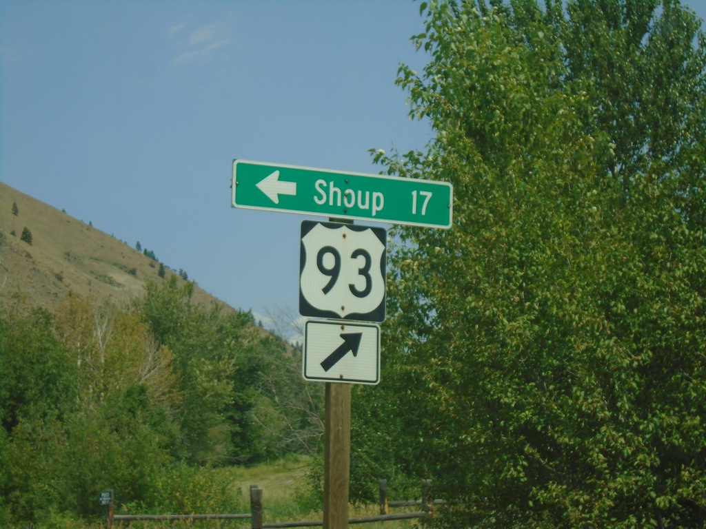 US-93 North - Shoup Jct.