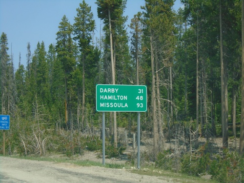 US-93 North - Distance Marker