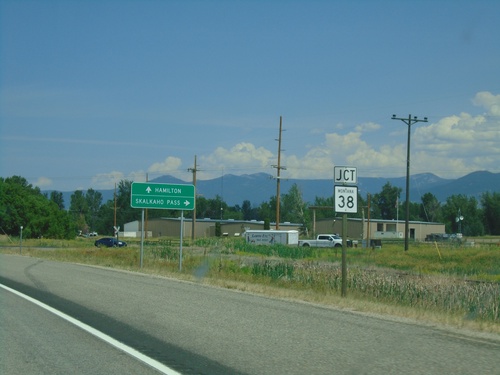 US-93 North Approaching MT-38