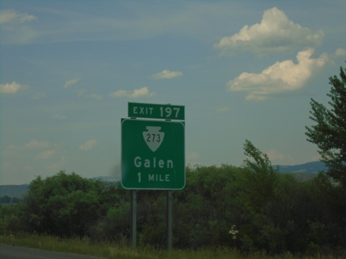 I-90 West - Exit 197