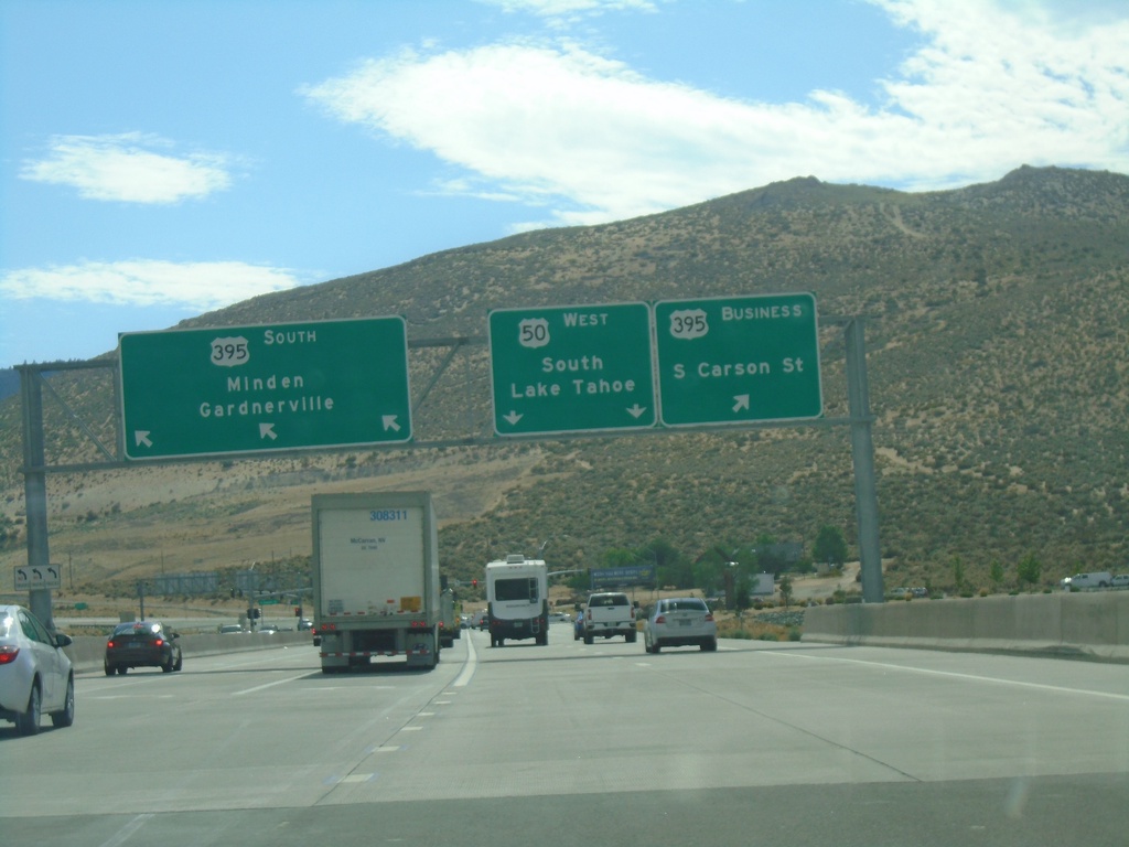 End I-580 South at US-395/US-50/Bus. US-395