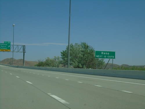 I-580/US-395 North - Reno Exits