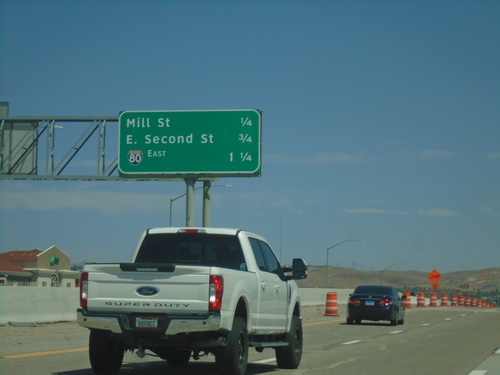 I-580 North/US-395 - Next Exits