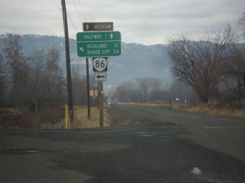 OR-86 West at OR-414