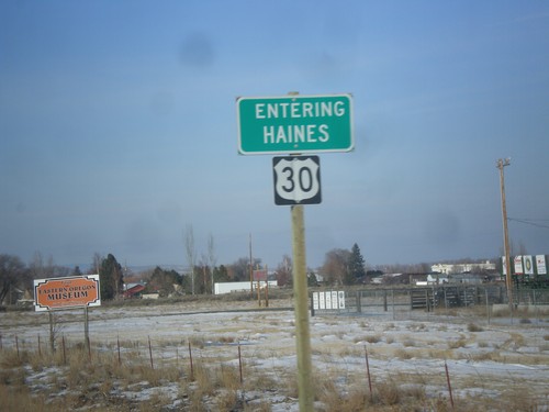 US-30 West - Entering Haines