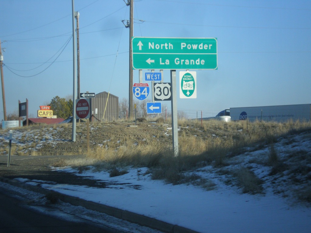 US-30 West at I-84 and OR-237