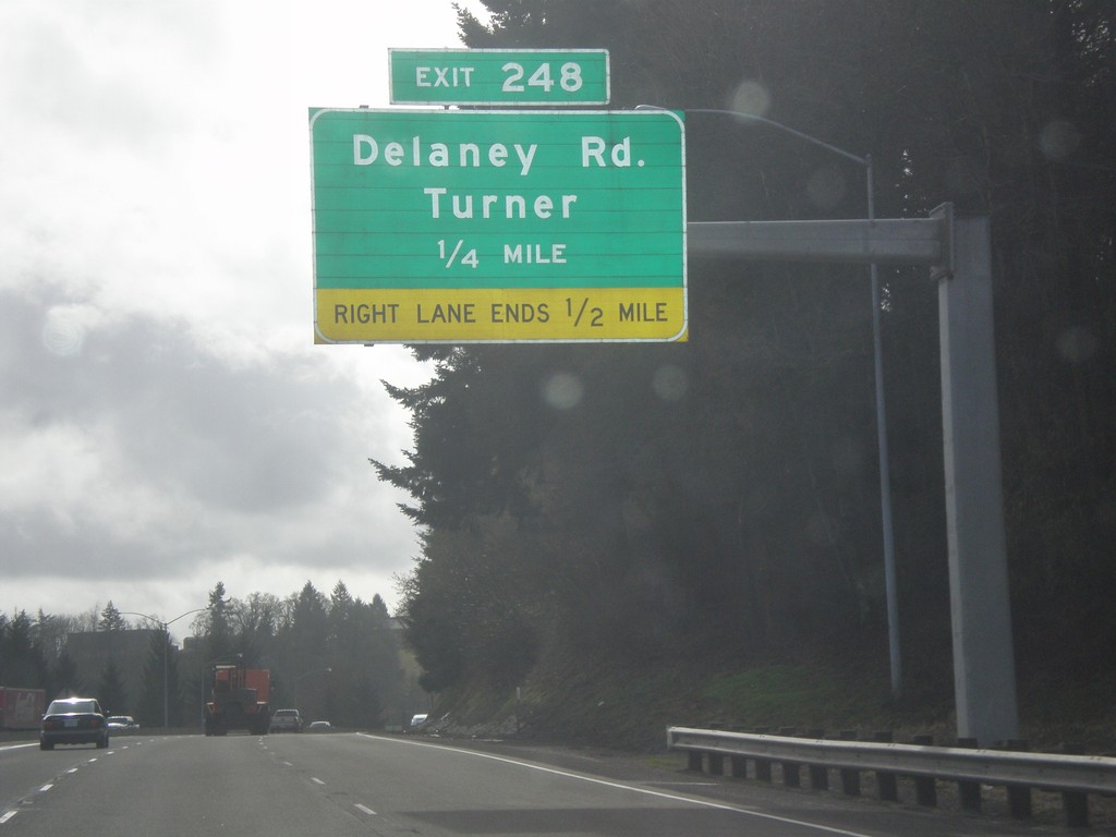 I-5 South Approaching Exit 248