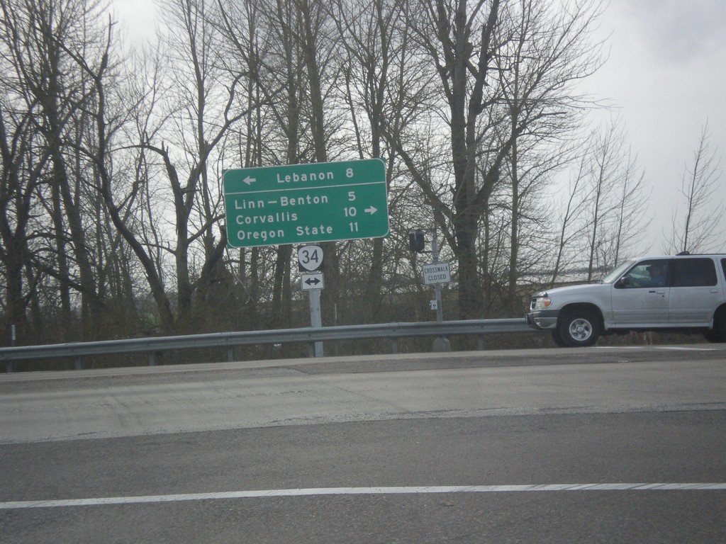 I-5 South at OR-34