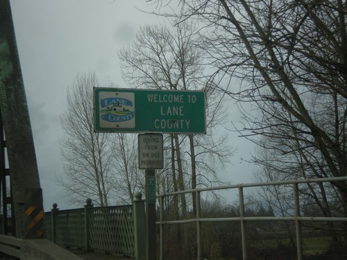 OR-99E South - Entering Lane County