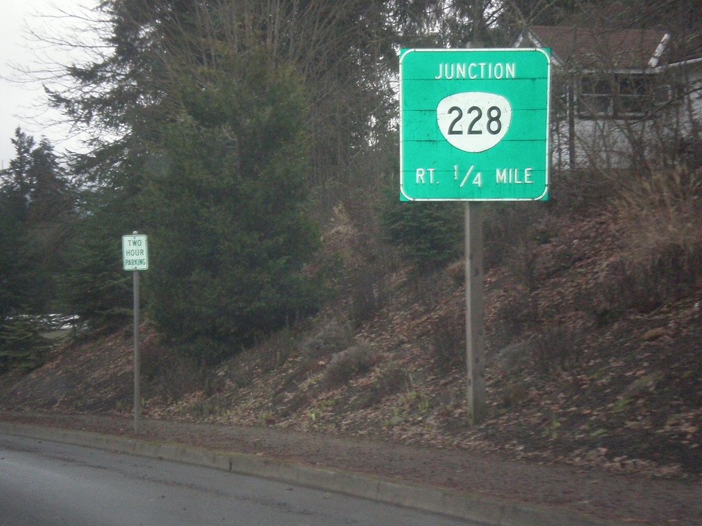 US-20 East Approaching OR-228